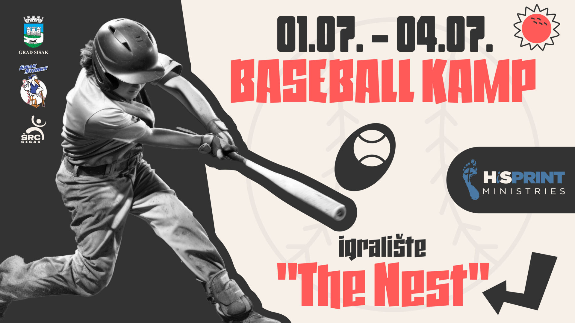 BASEBALL KAMP SISAK 2025. - Športsko-rekreacijski centar Sisak